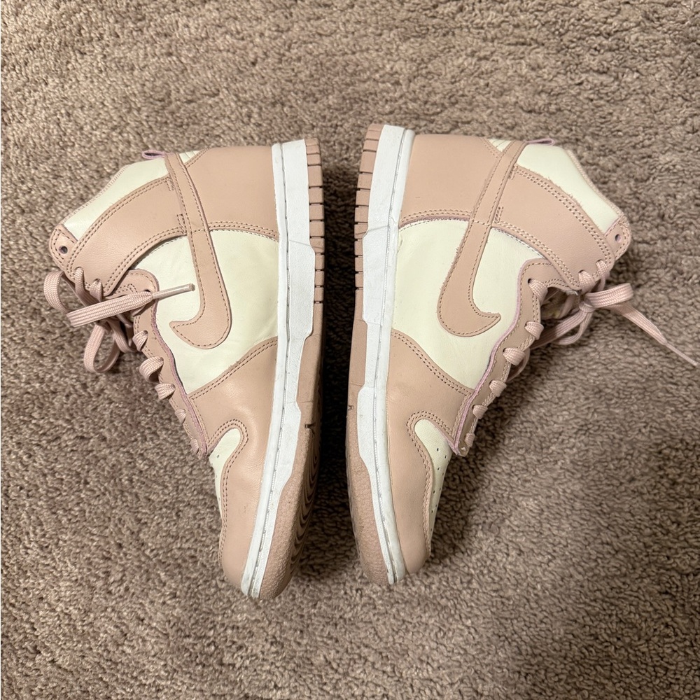 Nike Dunk High top sneakers in the "Pink Oxford" size 38 GUC - Picture 8 of 15